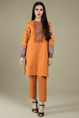 Printed & Embroidered 2 Pcs Suit