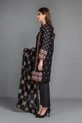 Printed & Embroidered 3 Pcs Suit