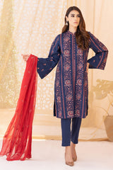Dyed & Embroidered 3pc suit