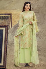 Dyed Dori work & Embroidered 3 Pcs Suit