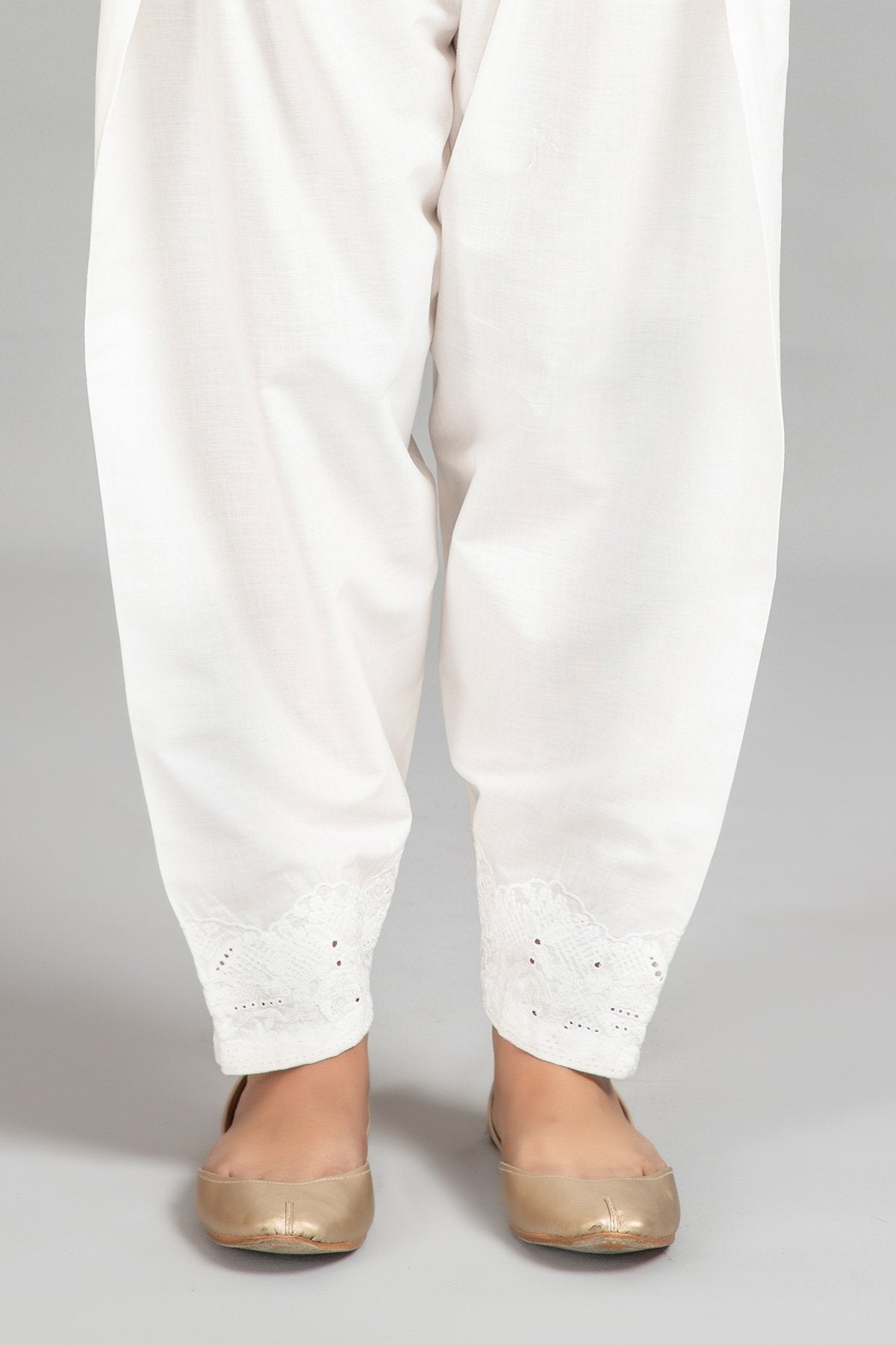 EMBROIDERED BASIC TROUSERS